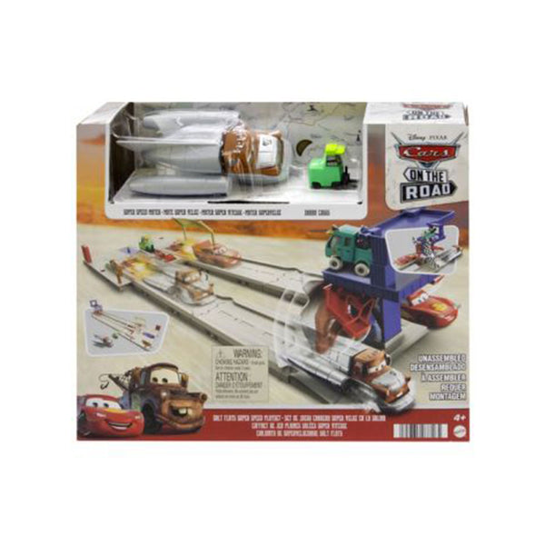 Disney Cars On the Road Salt Flats Super Speed Playset