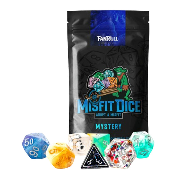 MDG Resin Polyhedral Dice Set in Blind Bag 16mm