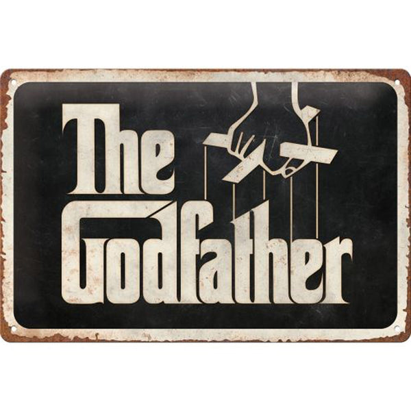 Nostalgic-Art Godfather Logo Medium Sign (20x30cm)