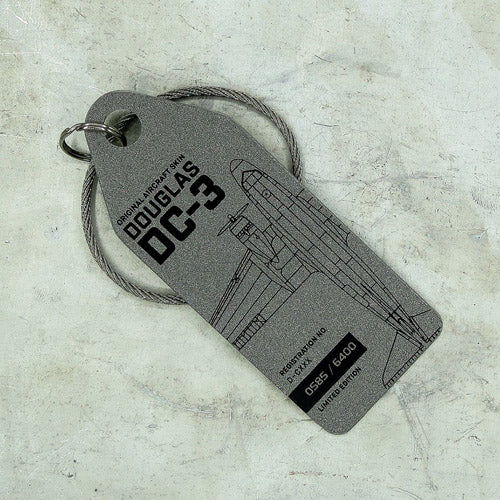 Aviationtag Douglas DC-3 Candy Bomber (Silver)