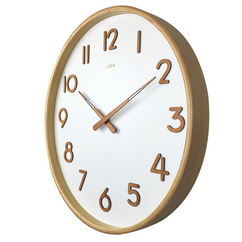 Leni Deco Wall Clock 53cm (White)