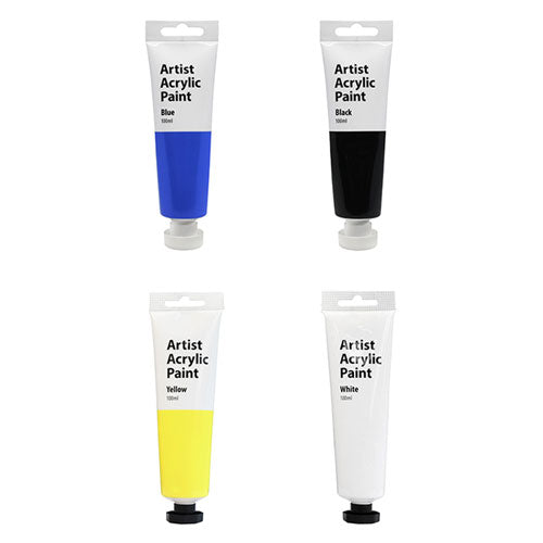 Waterbased Gloss-Finish Artist Acrylic Paint 100mL