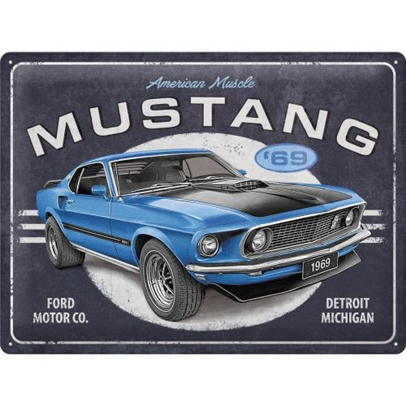 Nostalgic-Art Ford Mustang Large Sign