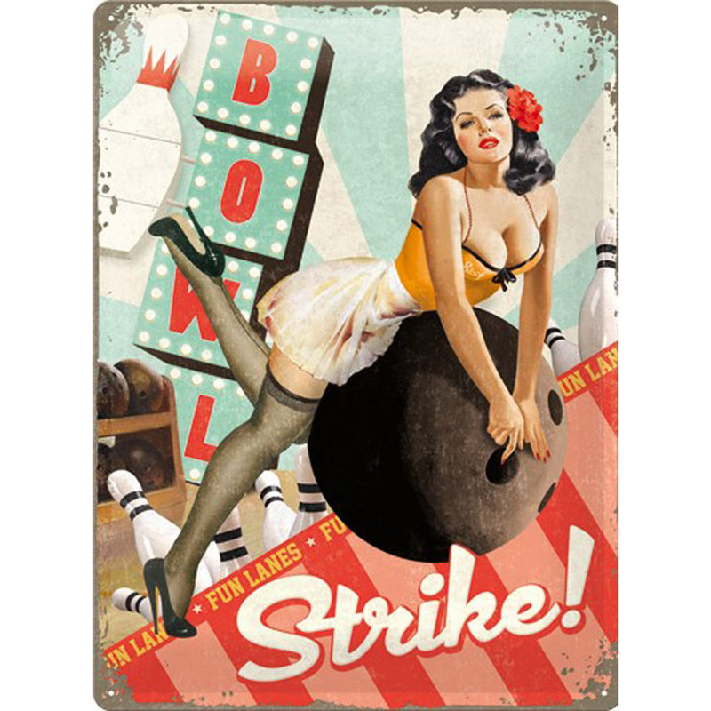 Nostalgic-Art Strike Large Sign (30x40cm)