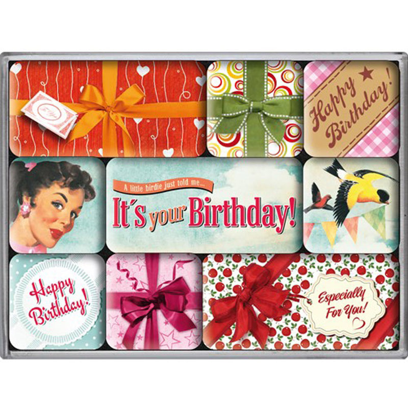 Nostalgic-Art 9-Piece Magnet Set