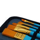 Essentials 10-Piece Craft Paint Brush Set with Storage Case