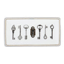 Bandeja de porcelana quadrada Alice Scott