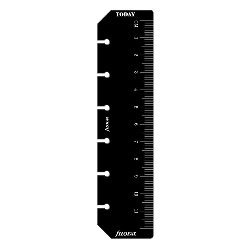 Filofax Pocket Ruler/Page Marker (Black)