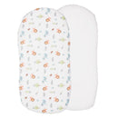 Conjunto de lençóis de berço do Baby Baby Chicco 2pc