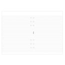 Filofax A5 Lined Notepad Refill 50pc (White)