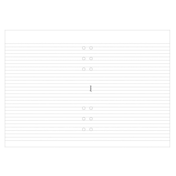 Filofax A5 Lined Notepad Refill 50pc (White)