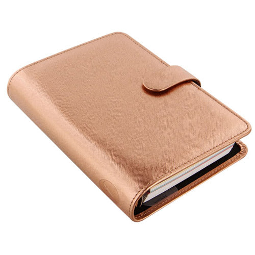 Filofax Saffiano Personal Organiser (Rose Gold)