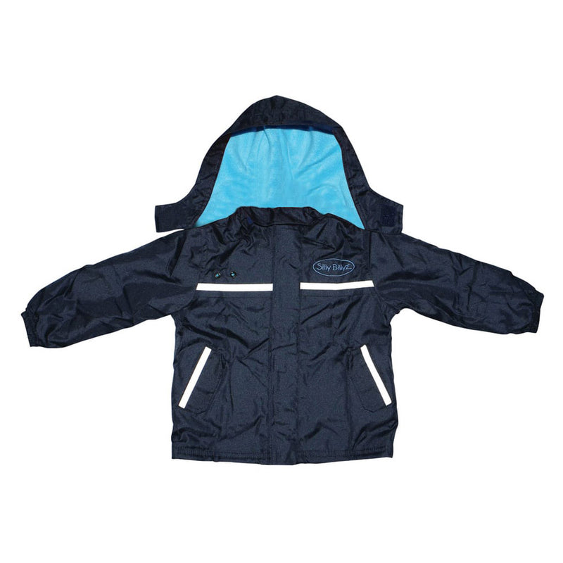 Silly Billyz Waterproof Jacket (Aqua/Navy)