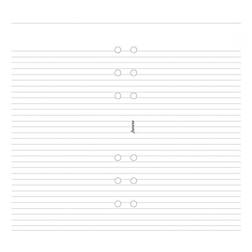 Filofax Personal Ruled Notepad Refill (White)