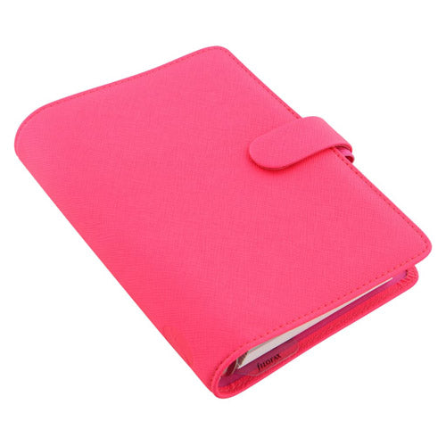 Filofax Saffiano Personal Organiser (Fluro Pink)