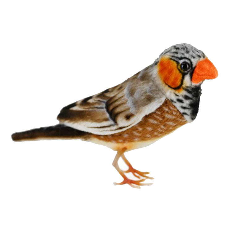 Zebra Finch Bird Plush Toy 16cm