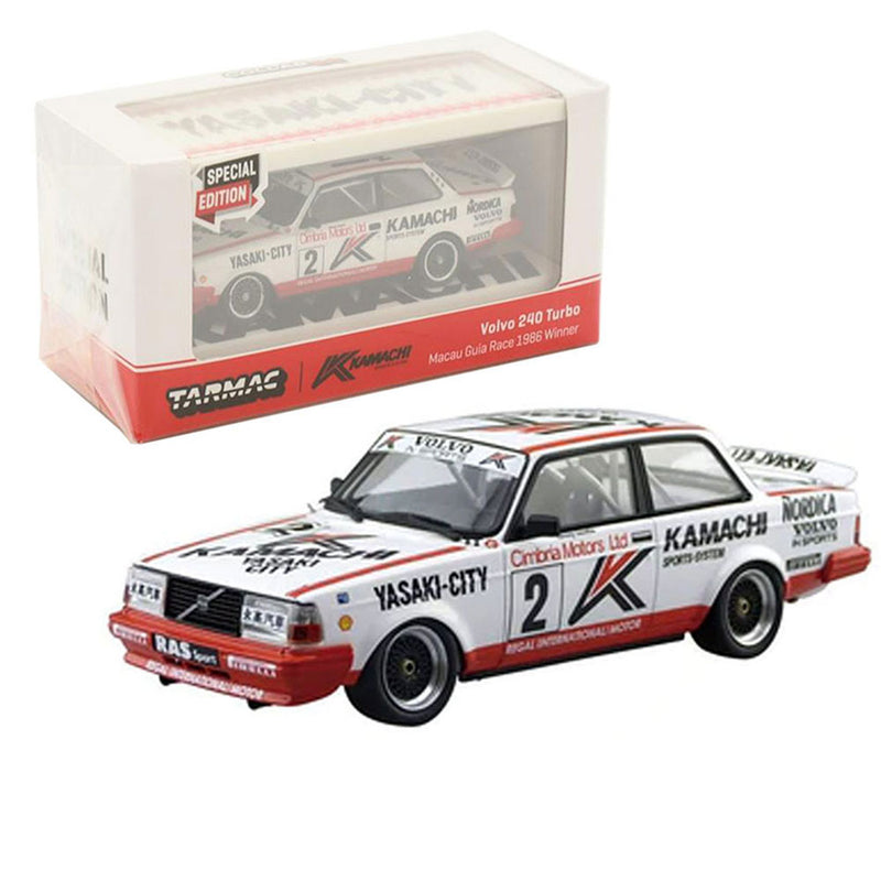 1986 Johnny Cecotto Volvo 240 Turbo 1:64 Model Car