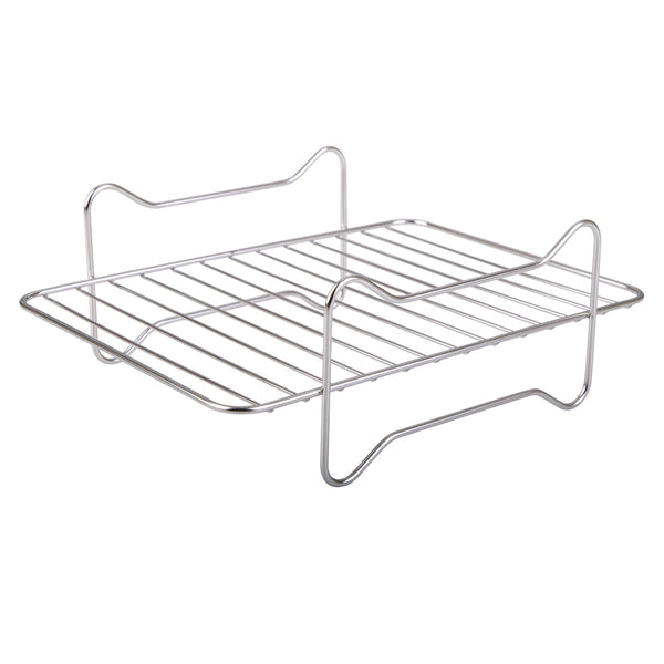 Appetito Stainless Steel Rectangle Air Fryer Rack (22x16cm)