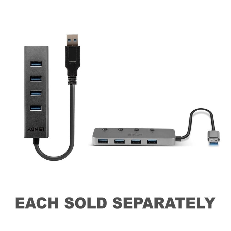 Lindy USB-A 3.0 to 4 Port Hub