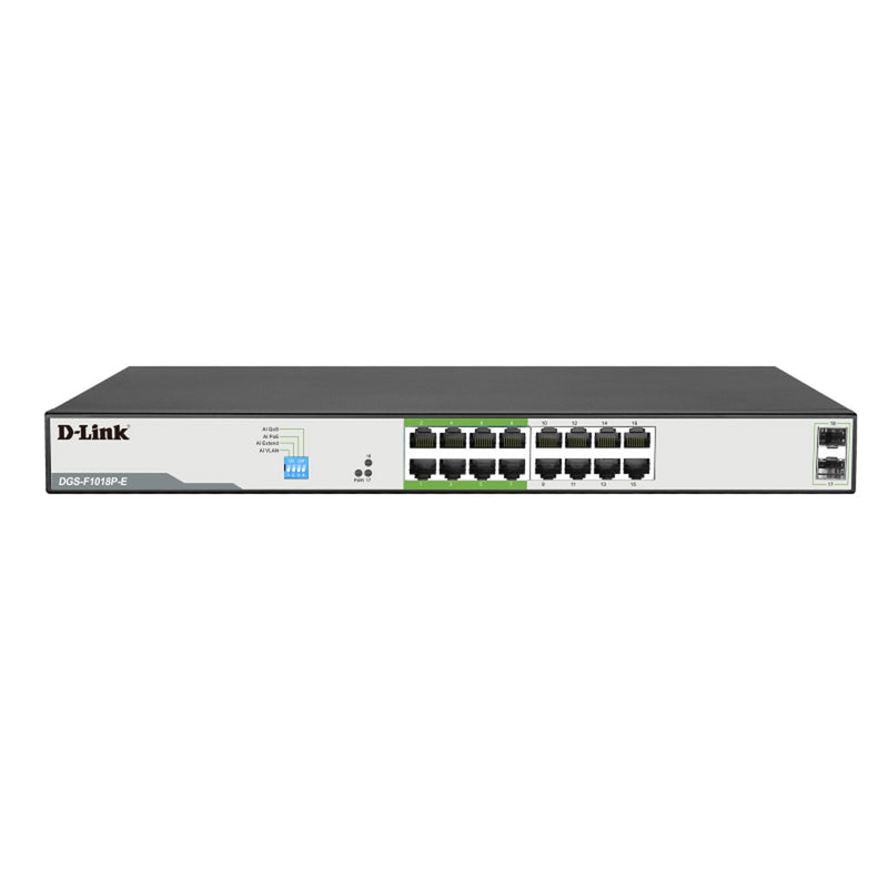 Switch Poe de Gigabit D-Link com 2 portas de uplink