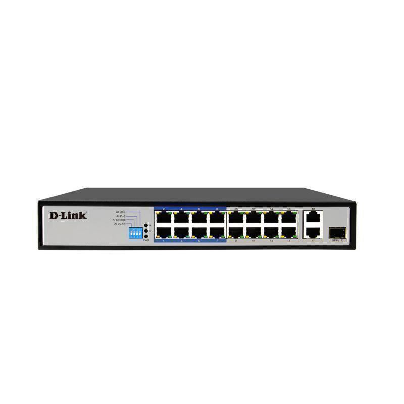 Switch D-Link Poe com porta de alcance longo