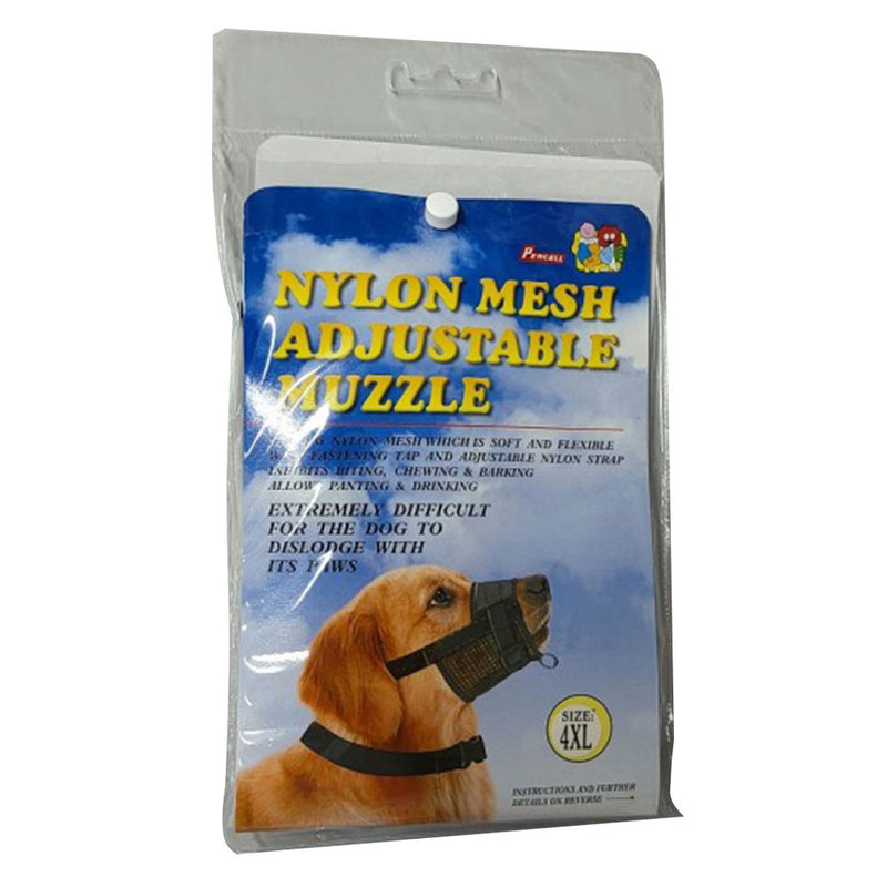 Percell focinho de cão de malha de nylon ajustável