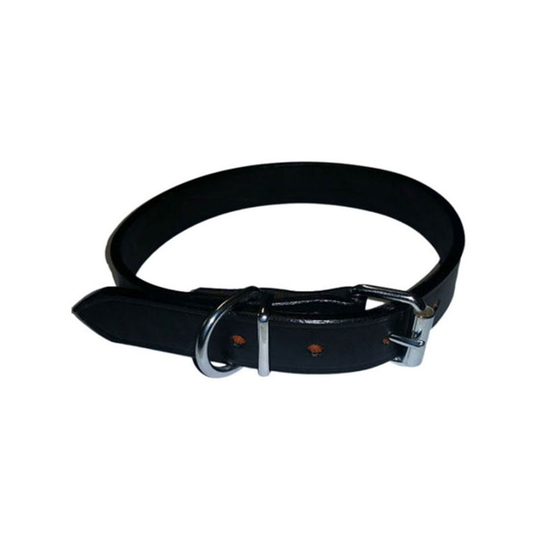 Collar de cuero (negro)