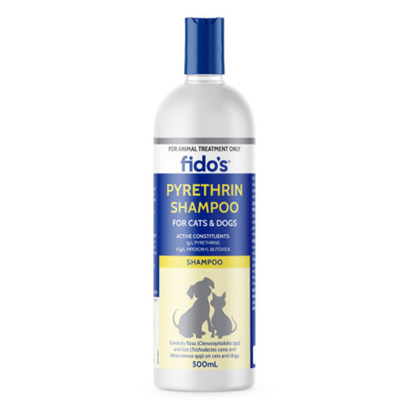 Fido Pet Dog & Cats Piretrina Shampoo