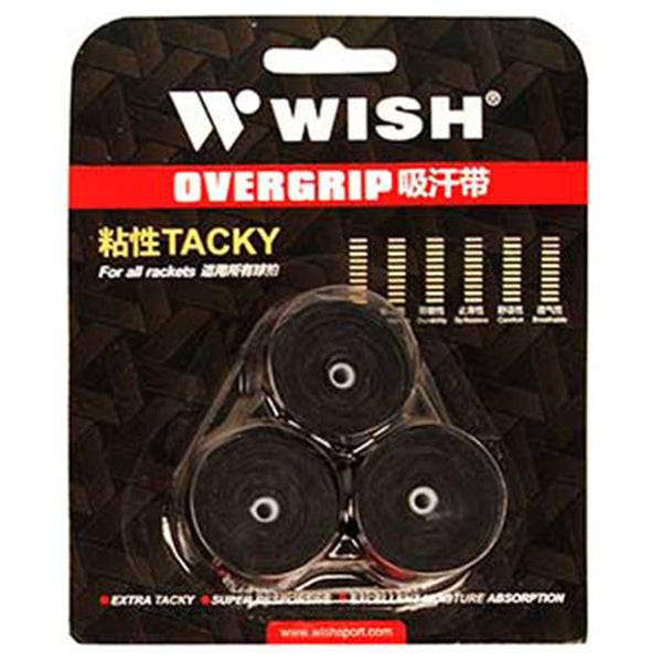 Wish 101 Tennis Overgrips (Black)