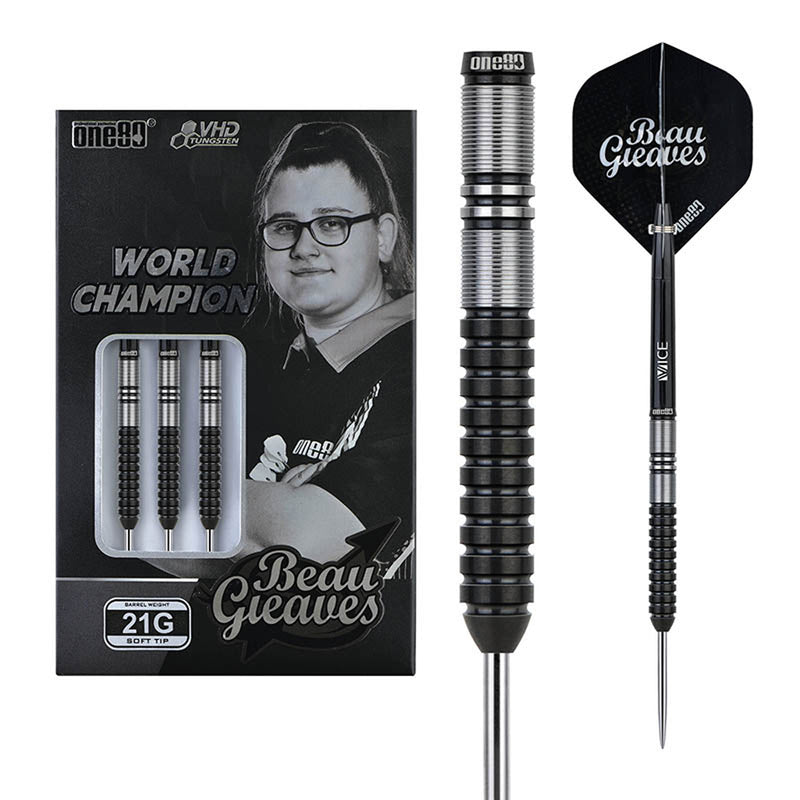 One80 Beau Greaves Black Edition 9255 Darts 21g