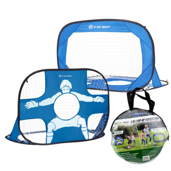 E-Jet Sports 2-In-1 Pop Up Goal and Target Set
