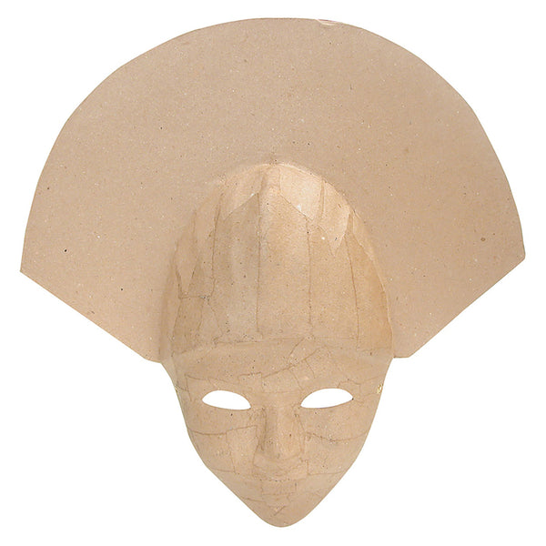 Papier Mache Headdress Face Mask