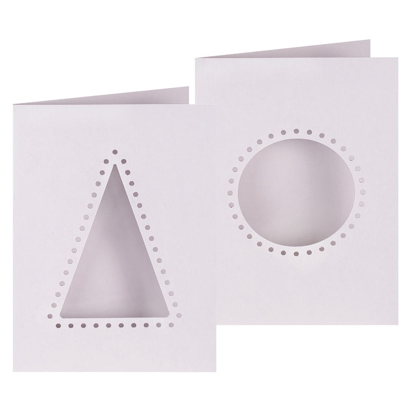 Christmas Cut-Out Threading Cards 10pk