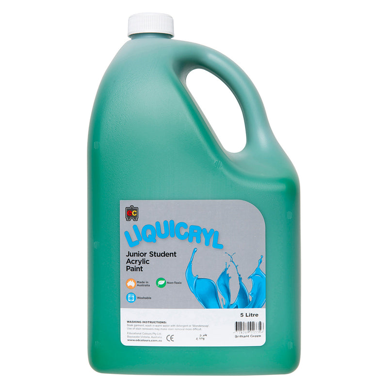 Educational Colours Liquicryl Acrylic Paint 5L