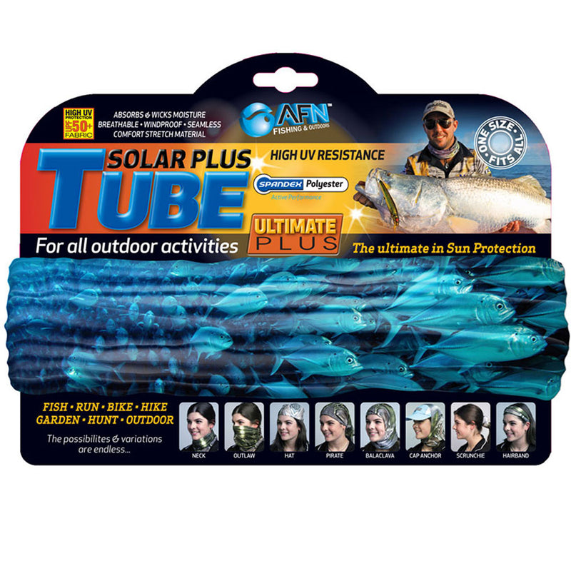  Tubo Solar Plus con estampado de peces escolares