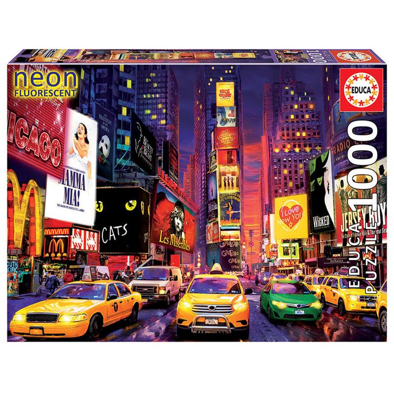 Neon New York Times Square Puzzle 1000pcs