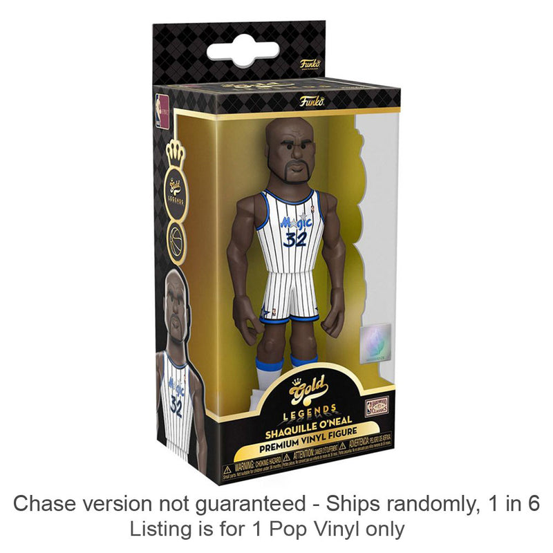 NBA: Shaquille O'Neal Vinyl Gold Chase Ships 1 em 6