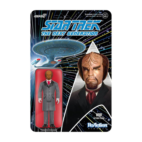 Star Trek Worf Holmes ReAction 3.75" Figure