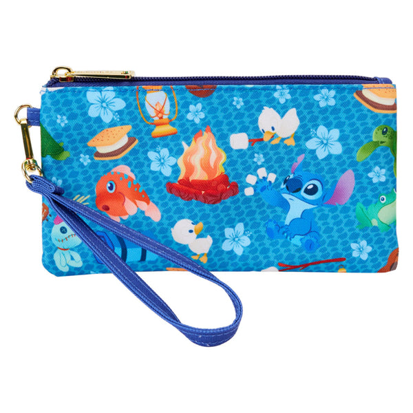 Lilo & Stitch Camping Cuties All-over-print Nylon Wristlet