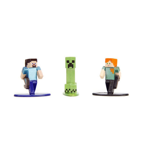 Minecraft Nano MetalFig 3-Pack