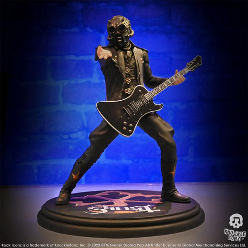 Ghost Nameless Ghoul 2 with Black Guitar Rock Iconz Statue