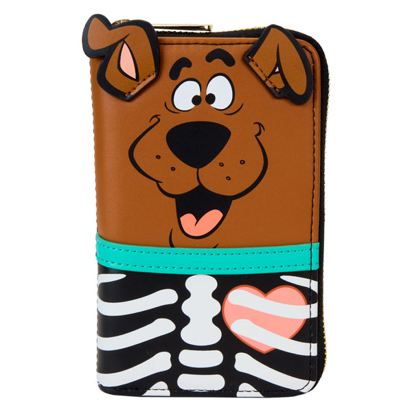 Scooby-Doo Skeleton Cosplay Glow Zip Wallet