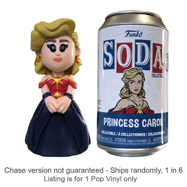 The Marvels Princess Carol Vinyl Soda Chase Ships 1 in 6