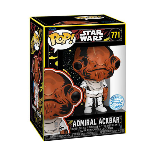 Star Wars Admiral Ackbar Retro US Exclusive Pop! Vinyl