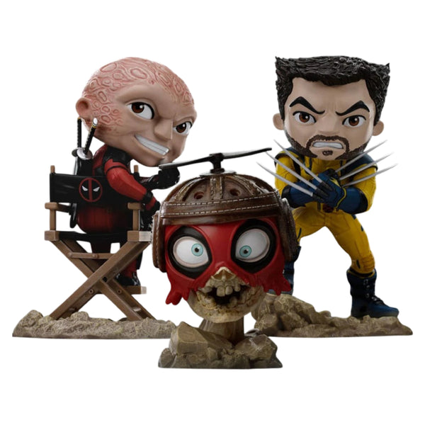 Deadpool, Wolverine & Headpool Minico Set