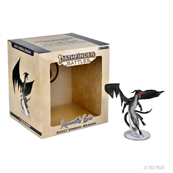 Pathfinder Battles Adult Umbral Dragon Figure