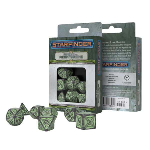 Q Workshop Starfinder Against Aeon Throne Dice (Set of 7)