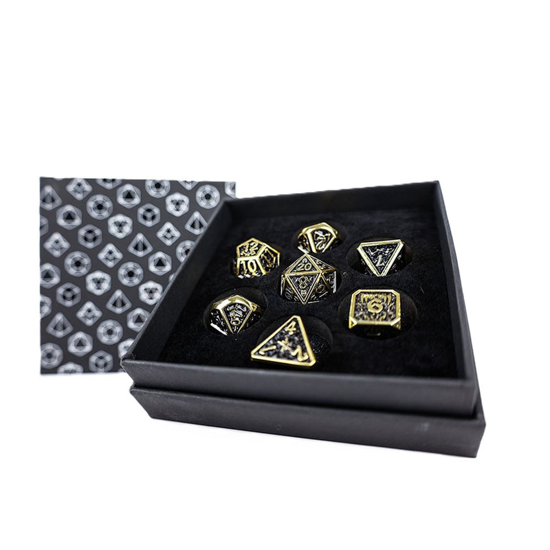 LPG Metal RPG Draco Bright Dice Conjunto