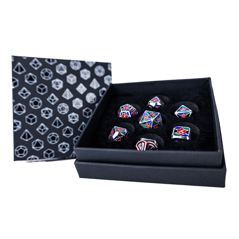 LPG Metal RPG LEDLING 4 Color Dice Set