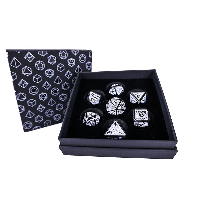 LPG Metal RPG Draco Dark Dice Set